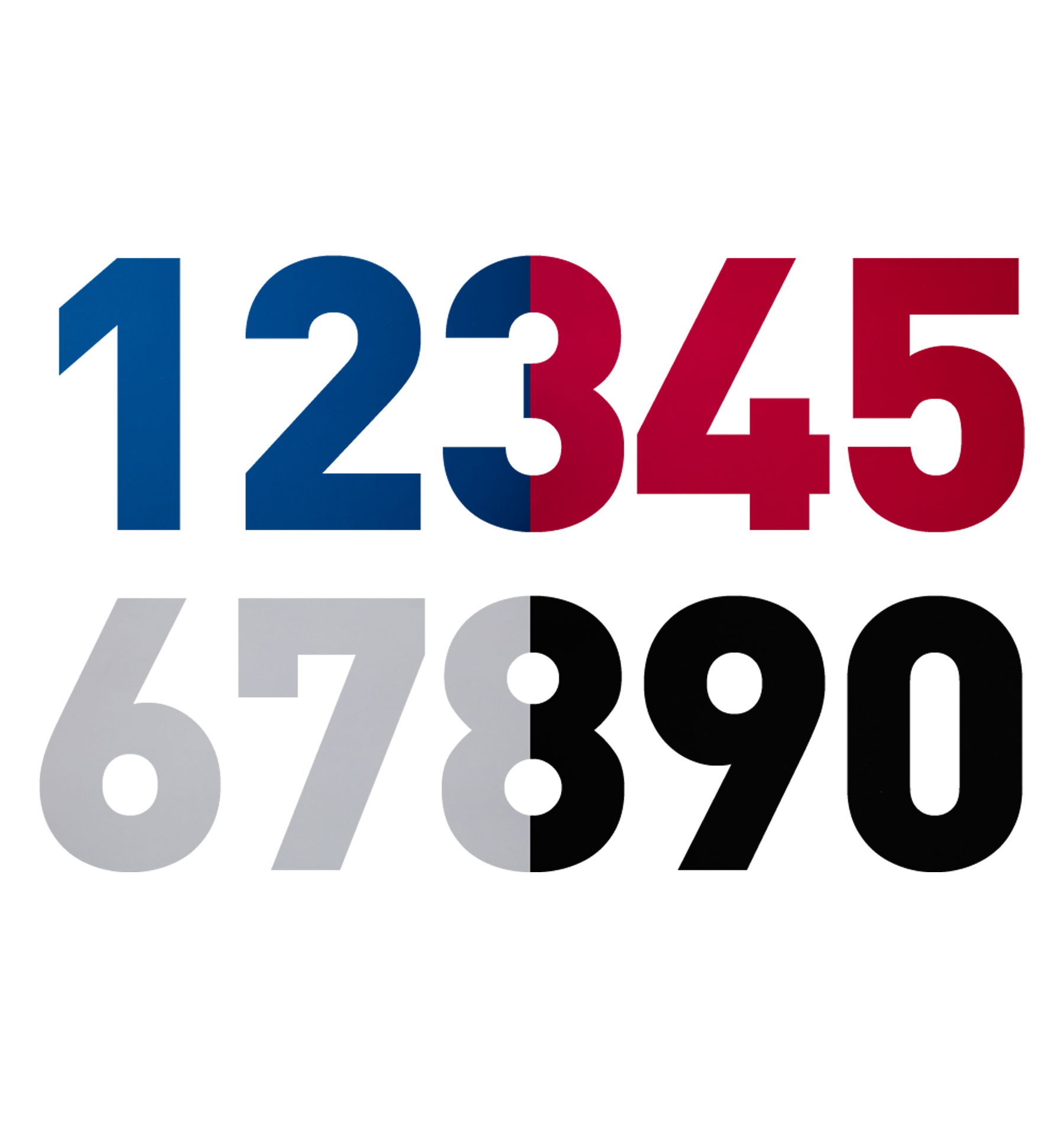 Picture of SHV-Nummern aus Textilfolie