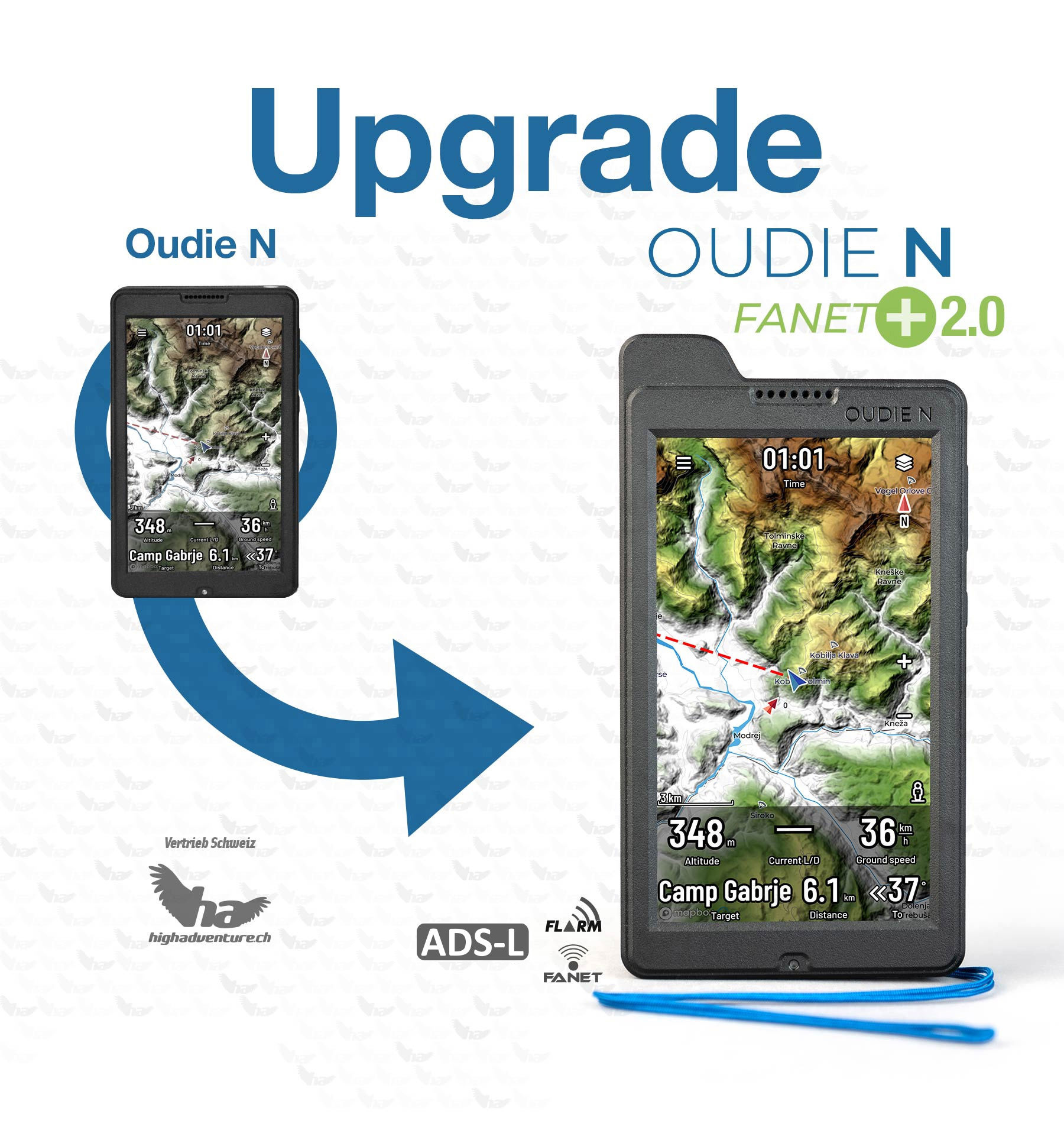 Upgrade Oudie N auf Oudie N Fanet+ 2.0